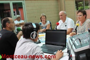 Visite des élus au centre de loisirs Bouteloup à Saint-Vallier