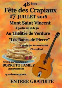 46ème foire des Crapiaux (Mont-Saint-Vincent)
