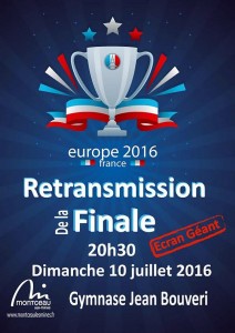 Finale de l’Euro 20 16 (Montceau-les-Mines)