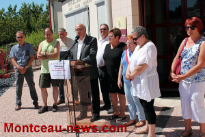 Hommage aux victimes de l’attentat de Nice à Saint-Vallier…