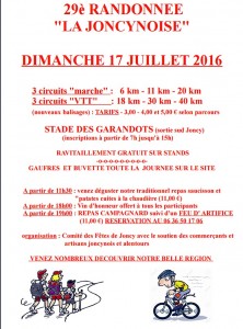 Comité des fêtes de Joncy (Sortir – Randonnée)