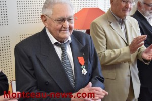 Jean Jacques Lévy fait chevalier de la Légion d’honneur à Montchanin…