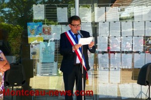Après l’attentat de Nice la population a observé à Blanzy..