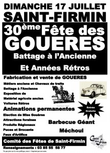 30ème fête des Gouères (Saint-Firmin)