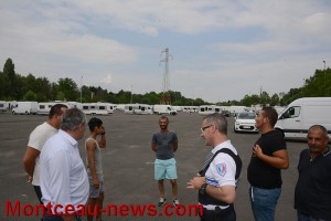 Réactualisé à 18 h 05 -Arrivée, ce dimanche après-midi à Montceau, de 121caravanes…