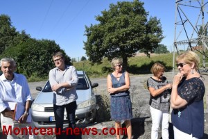 Le Président Marti fidèle à ses engagements est sur le terrain (Blanzy)