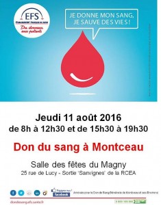 Don du sang (Montceau-les-Mines)
