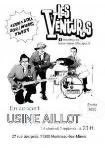 Les Venturas en concert le 2 septembre
