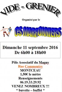 CS Marronniers (Montceau-les-Mines – Sortir)