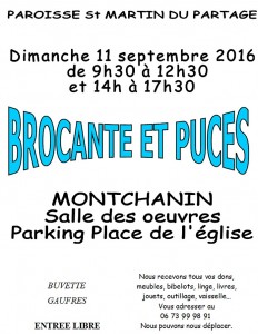 Association Paroissiale St Martin du Partage (Montchanin – Sortir)