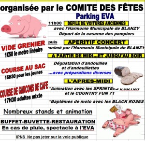 SORTIR : Fête de l’andouille (Blanzy)