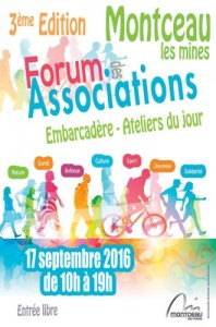 RAPPEL : 3ème forum des associations (Montceau-les-Mines)