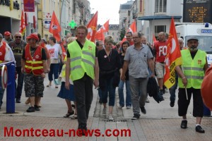 Montceau manifestation contre la loi Travail