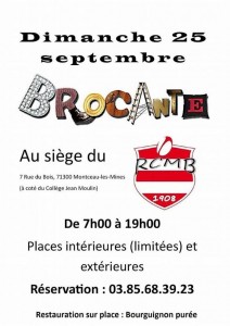Brocante du RCMB