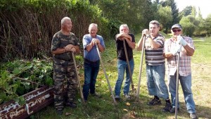 Taille à l’étang du Bois du Leu (Sanvignes)
