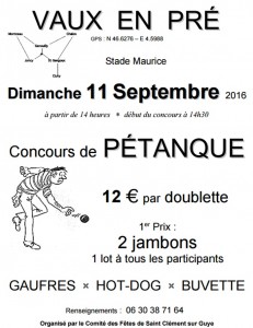 Ce dimanche 11 septembre à Vaux-en-Pré (Sortir)