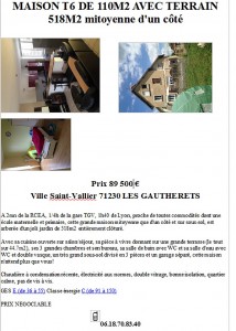 Immobilier (vente)