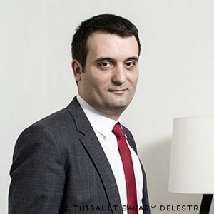 Florian Philippot, vice-président du FN, député français au Parlement Européen (Politique)