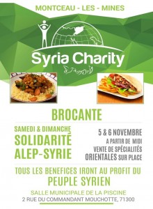 Syria Charity : Montceau-les-Mines (Sortir – Solidarité)