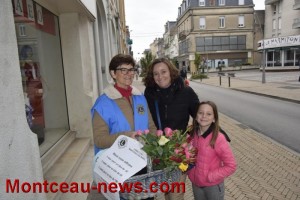 Opération “Roses de l’espoir” du Lions Club (Montceau-les-Mines)