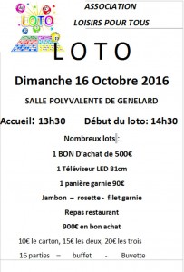 « Loisirs pour tous » Génelard