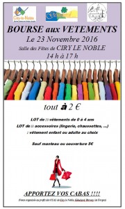 Bourse aux vêtements (Ciry-le-Noble)