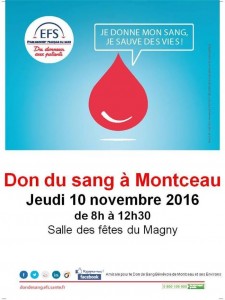 Amicale du don du sang de Montceau