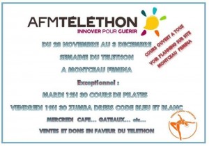 Mobilisation de Montceau Femina pour le téléthon (Montceau-les-Mines)