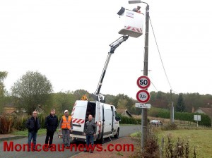 Eclairage public (Perrecy-les-Forges)