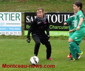 Rassemblement Féminin à Saint Bonnet de Joux (Foot Animation) : Près de 60 jeunes filles présentes