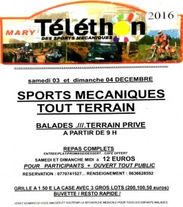 Téléthon à Mary