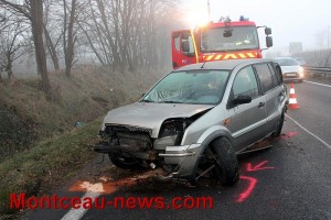Faits divers – Deux accidents ce lundi matin sur la RCEA à Montceau-les-Mines
