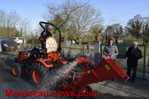 Un broyeur de végétaux pour les Jardins du Cœur