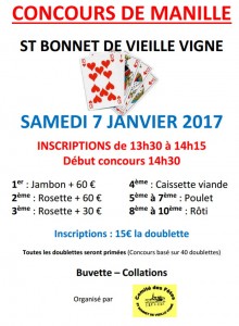 Concours de manille à Saint-Bonnet-de-Vieille-Vignes (Sortir)