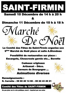9ème marché de Noël (Saint-Firmin)