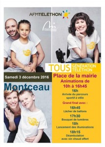 Téléthon 2016 (Montceau-les-Mines)