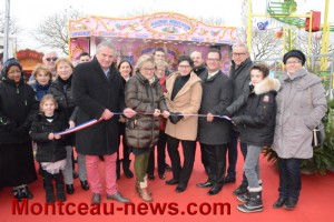 Inauguration du Village de Noël de Montceau…