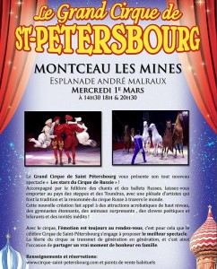 Rappel – Le Grand Cirque de Saint-Pétersbourg à Montceau (Sortir)