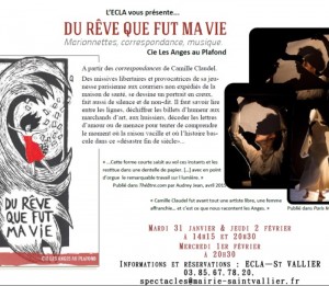A l&rsquo;ECLA à Saint-Vallier (sortir)