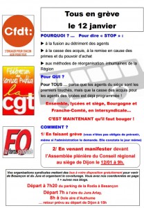 Intersyndicale Force Ouvrière – CGT – CFDT