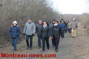 La première marche des Abreuv’art des Galipotes à Saint-Vallier