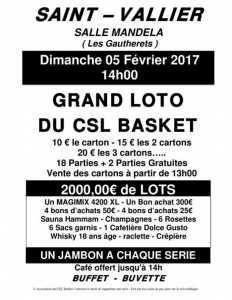 CSL Saint Vallier Basket (Sortir)