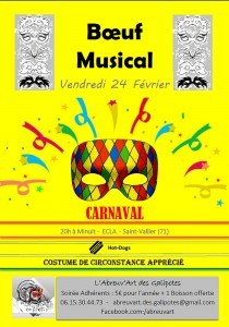 Vendredi 24 février 2017 à l’ECLA à Saint-Vallier à partir de 20h