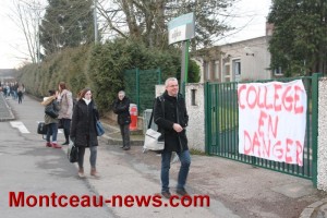 Collège Copernic à Saint-Vallier, les parents d’élèves ne désarment pas