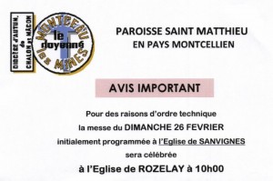 Paroisse Saint Matthieu en pays Moncellien
