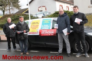 Le parti communiste français sur le terrain à Saint-Vallier