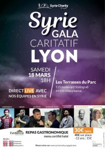 Soirée caritative Syria Charity à Lyon