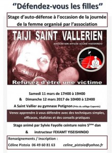 Stage gratuit organisée par Taiji Saint Vallérien