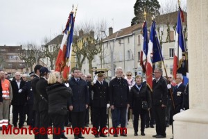 Montceau 19 mars 2017: Cérémonie au monument aux morts