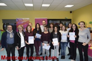 La bourse au Babysitting remise des diplômes (Montceau-les-Mines)